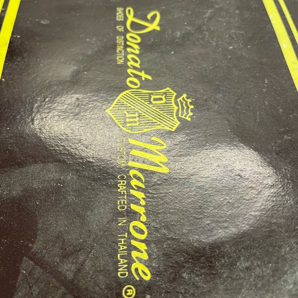 1920s Styled Black & White Donato Marrone Men’s Dress Shoe - Picture 5 of 6